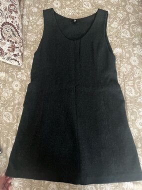 Uniqlo Black Sleeveless A-Line Mini Dress